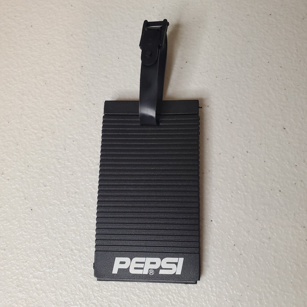 PEPSI Advertising Luggage Tag 1995 Soda Pop‎ Memorabilia